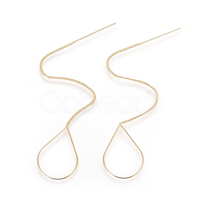 Brass Stud Earring Findings X-KK-S345-066-1