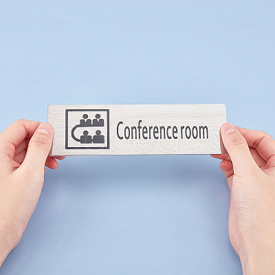 430 Stainless Steel Sign Stickers STAS-GF0001-06B-1