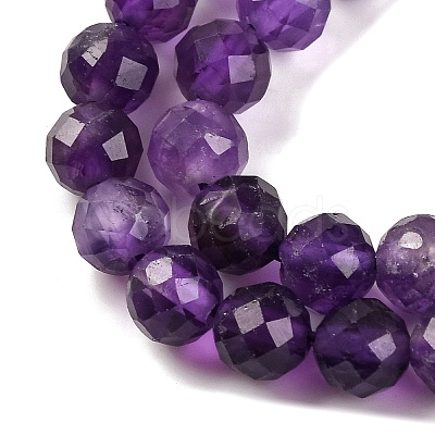 Natural Amethyst Beads Strands X-G-F770-C07-02A-1