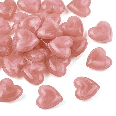 Opaque Acrylic Beads X-OACR-Z036-01A-02-1