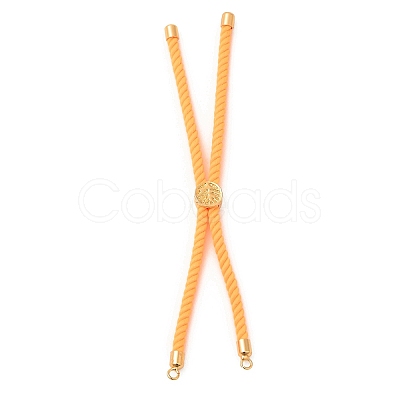 Twisted Nylon Cord Silder Bracelets DIY-B066-03G-12-1