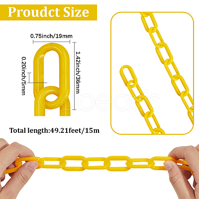 1Pc PVC Plastic Cable Chains FIND-SP0020-65C-1