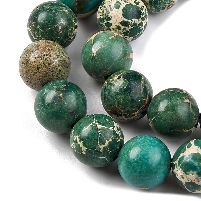 Dyed Natural Regalite/Imperial Jasper/Sea Sediment Jasper Beads Strands G-B124-C03-04-1