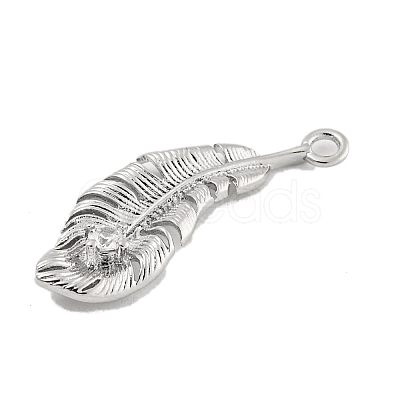 Brass Micro Pave Clear Cubic Zirconia Pendants KK-U015-12P-1