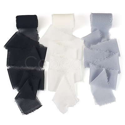 3 Rolls 3 Colors Polyester Ribbon OCOR-TA0003-28C-1