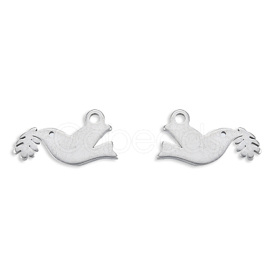 Non-Tarnish 201 Stainless Steel Charms STAS-N098-130P-1