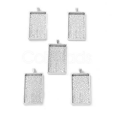 Alloy Pendant Cabochon Settings LS-PALLOY-2418-AS-FF-1