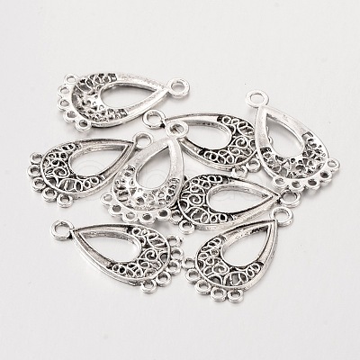Tibetan Style Chandelier Component Links EA434Y-1