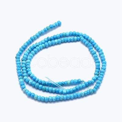 Dyed & Heated Natural Magnesite Beads Strands G-G768-03-1