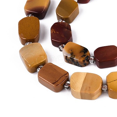 Natural Mookaite Beads Strands G-T138-26A-02-1