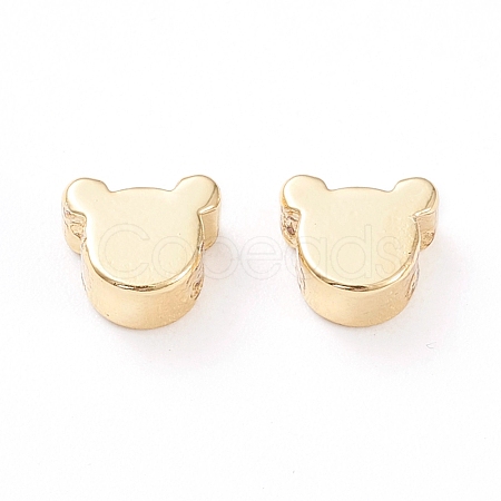 Brass Beads X-KK-K241-08G-1