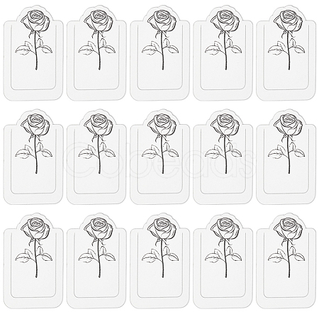 40Pcs PP Plastic Floating Page Marker Bookmarks AJEW-BC0009-20-1