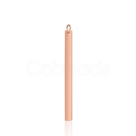 Ion Plating(IP) 304 Stainless Steel Pendants STAS-I311-07RG-1