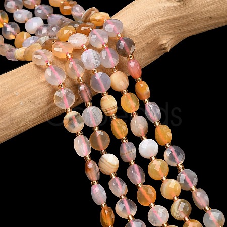 Natural Red Agate Beads Strands G-K389-B90-01-1