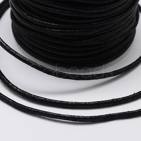 Round Braided Waxed Cotton Cords X-YC-L002-01-1