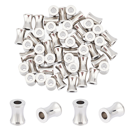 Unicraftale 50Pcs 303 Stainless Steel Beads STAS-UN0055-78-1