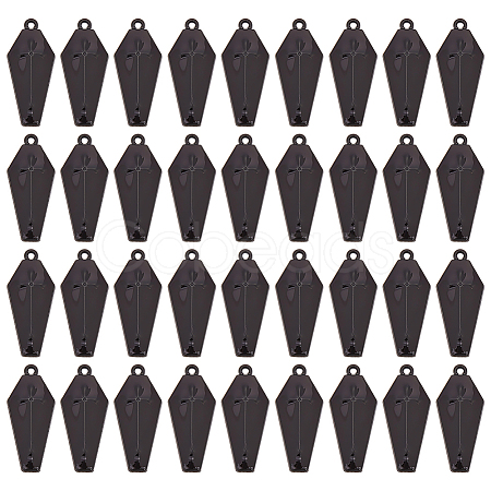 36Pcs Alloy Enamel Pendants ENAM-ME0001-07-1