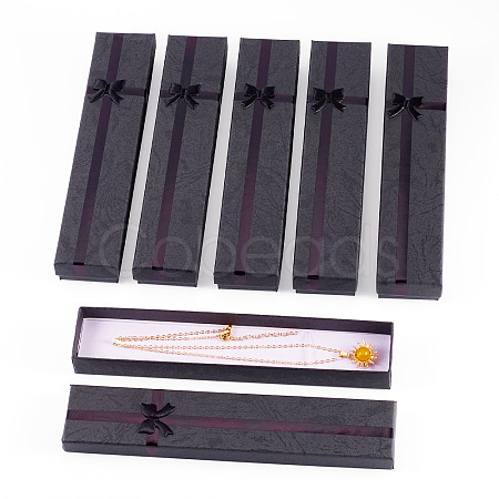 Cardboard Necklace Jewelry Boxes CON-TAC0014-07A-1