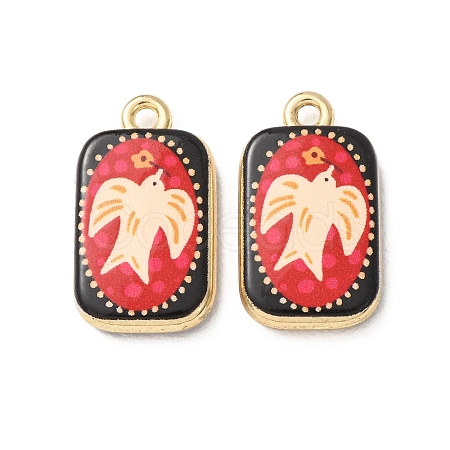 Printed Alloy Pendants AL-CBA7256-16A-G-1