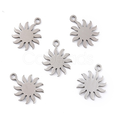 Non-Tarnish 201 Stainless Steel Pendants STAS-K003-10P-1