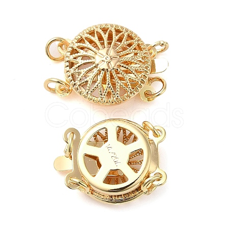 Brass Box Clasps KK-C028-02G-1