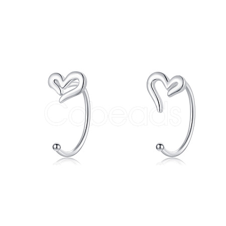 999 Fine Silver Stud Earrings FS-WG1D9DE-22-1