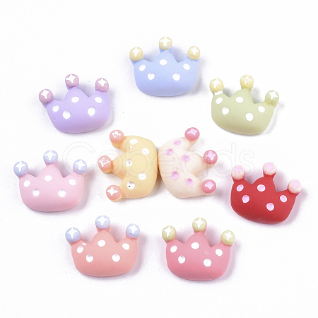 Opaque Resin Cabochons X-CRES-N022-89-1