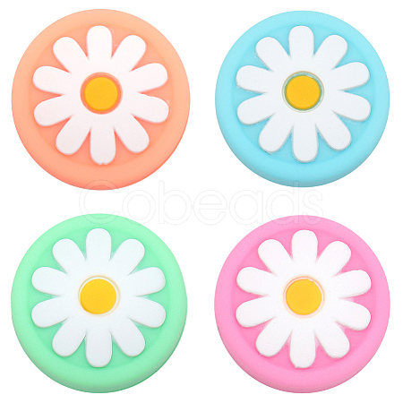 4Pcs 4 Colors Daisy Silicone Joystick Cap FIND-GF0007-37-1