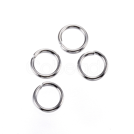 Tarnish Resistant 304 Stainless Steel Open Jump Rings STAS-E147-37P-4mm-1
