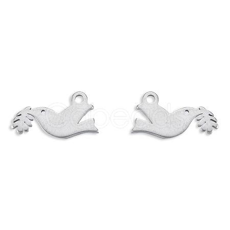 Non-Tarnish 201 Stainless Steel Charms STAS-N098-130P-1