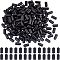 Nbeads 200Pcs Wine Bottle Cap, Column, Black, 17.5x8.5mm, Hole: 7.5mm