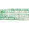 Natural Emerald Beads Strands, Rondelle, Faceted, Grade AA, 3x2mm, Hole: 0.6mm, about 175pcs/strand, 15.35''(39cm)