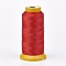 Polyester Thread, for Custom Woven Jewelry Making, Red, 1mm, about 230m/roll