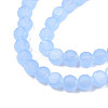 Transparent Imitation Jade Glass Beads Strands GLAA-N052-05A-B02-3