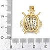 Brass Micro Pave Cubic Zirconia Pendants KK-A260-07B-G-3