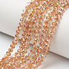 Electroplate Glass Beads Strands EGLA-A034-T4mm-J14-1