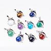 Natural & Synthetic Mixed Stone Pendants G-G713-A-1