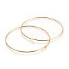 201 Stainless Steel Big Hoop Earrings EJEW-A052-20G-G-2