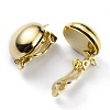 Brass Clip-on Earring Findings KK-O131-03G-C-2