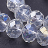 Anti-Tarnish Electroplate Glass Beads Strands GR12MMY-01AB-3