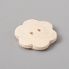 2-Hole Natural Wood Buttons WOOD-E010-16-3