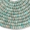 Natural Amazonite Beads Strands X-G-L635-A35-4x2mm-5