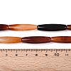 Dyed Natural Agate Beads Strands G-T144-54A-01-4