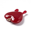 Opaque Resin Pendants RESI-F028-01A-4