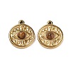 Ion Plating(IP) 304 Stainless Steel Pendants STAS-U014-04D-G-1