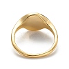 Brass Signet Ring for Women RJEW-E058-01G-03-2