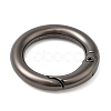 Rack Plating Brass Spring Gate Rings KK-Q781-11EB-2