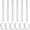 18Pcs PU Leather Snap Bracelets for Women Men BJEW-CY0001-13A-1