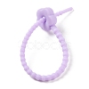 Flower Shape Silicone Cable Zip Ties AJEW-C034-01H-3