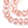 Electroplate Glass Beads Strands EGLA-A034-T3mm-A34-2